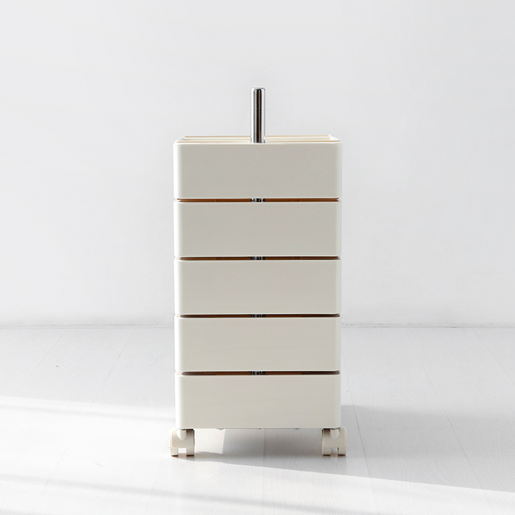 빙그리 회전서랍 트롤리 5단 크림 7097.6474