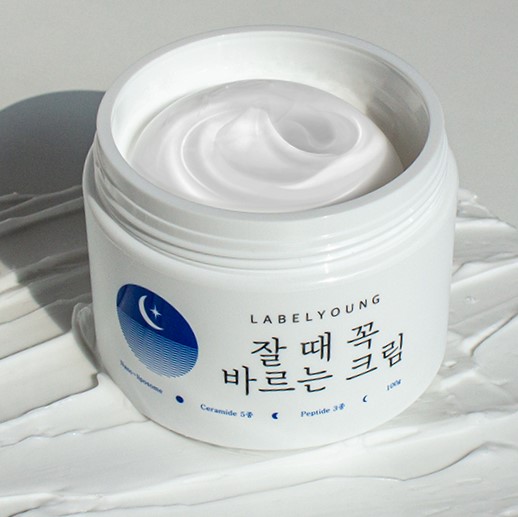 라벨영 쇼킹잘때꼭바르는크림 고수분 고영양 고보습 올인원수분크림/보습탄력 시너지 UP 이미지 2