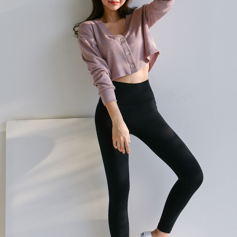 베리 크롭 가디건 요가복 필라테스 커버업 필라테스옷 상의 이미지 7