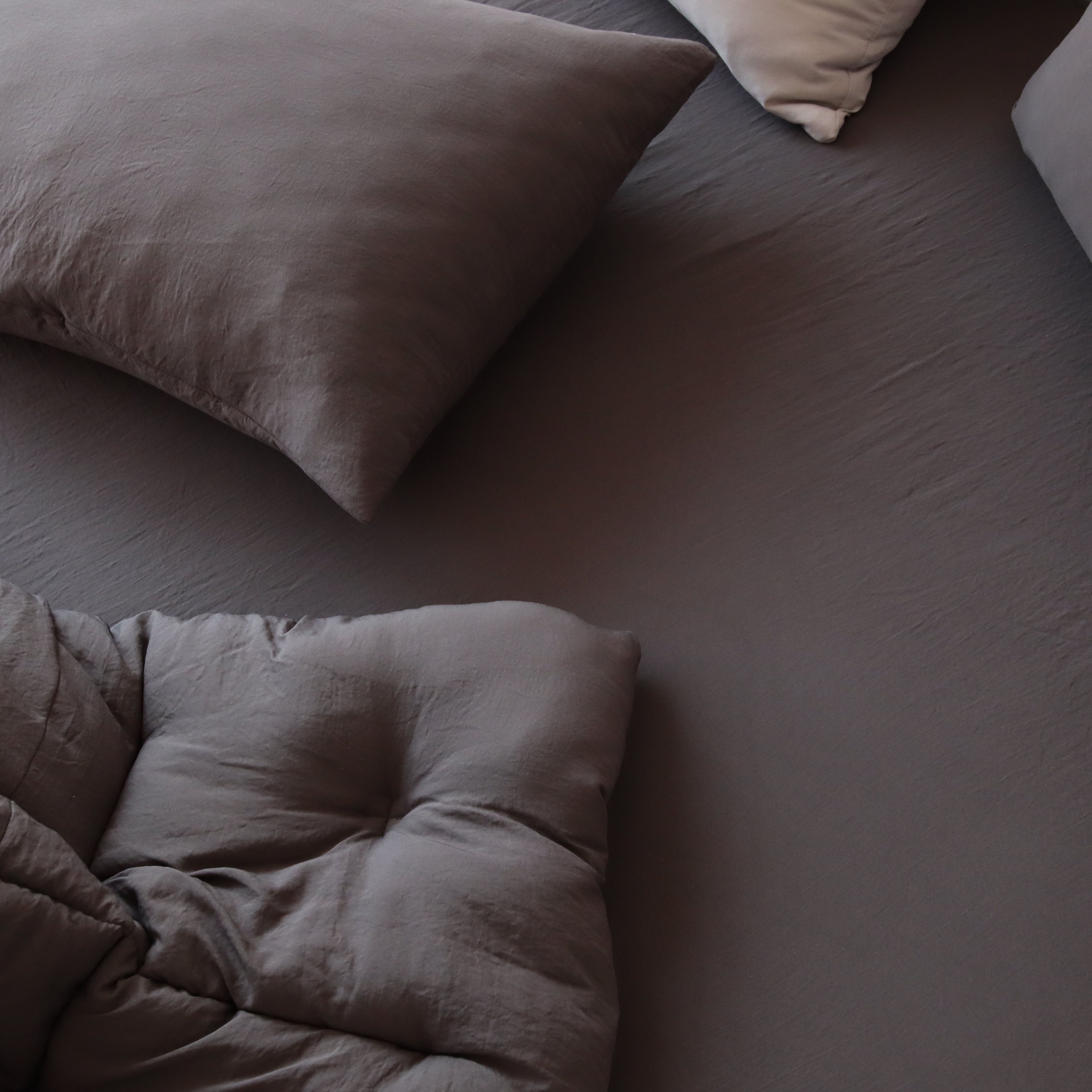 부드러운 모찌 피치스킨 홑겹 매트리스 침대 커버 슈퍼싱글 SS