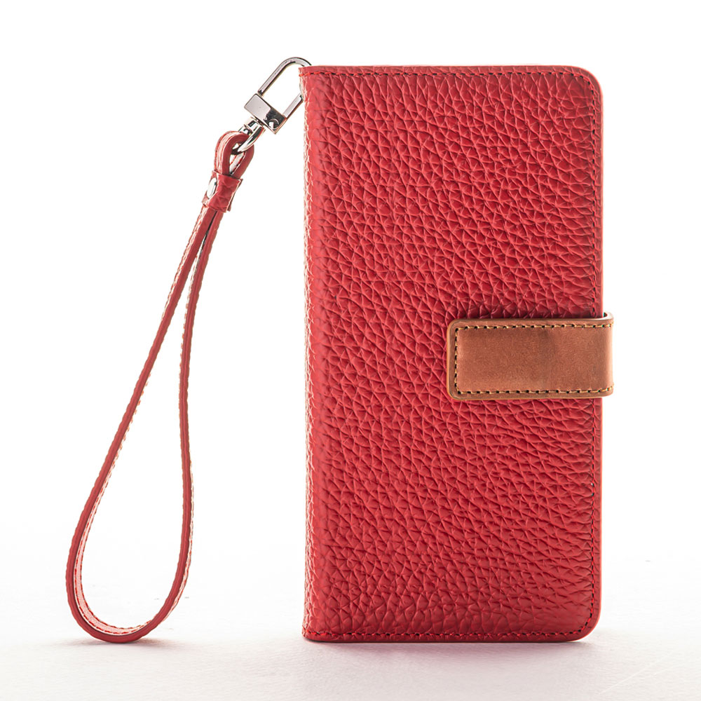 카루소 갤럭시 A24 오데사 카프스킨 다이어리 가죽 케이스 a245 보르도레드 - 상품 이미지