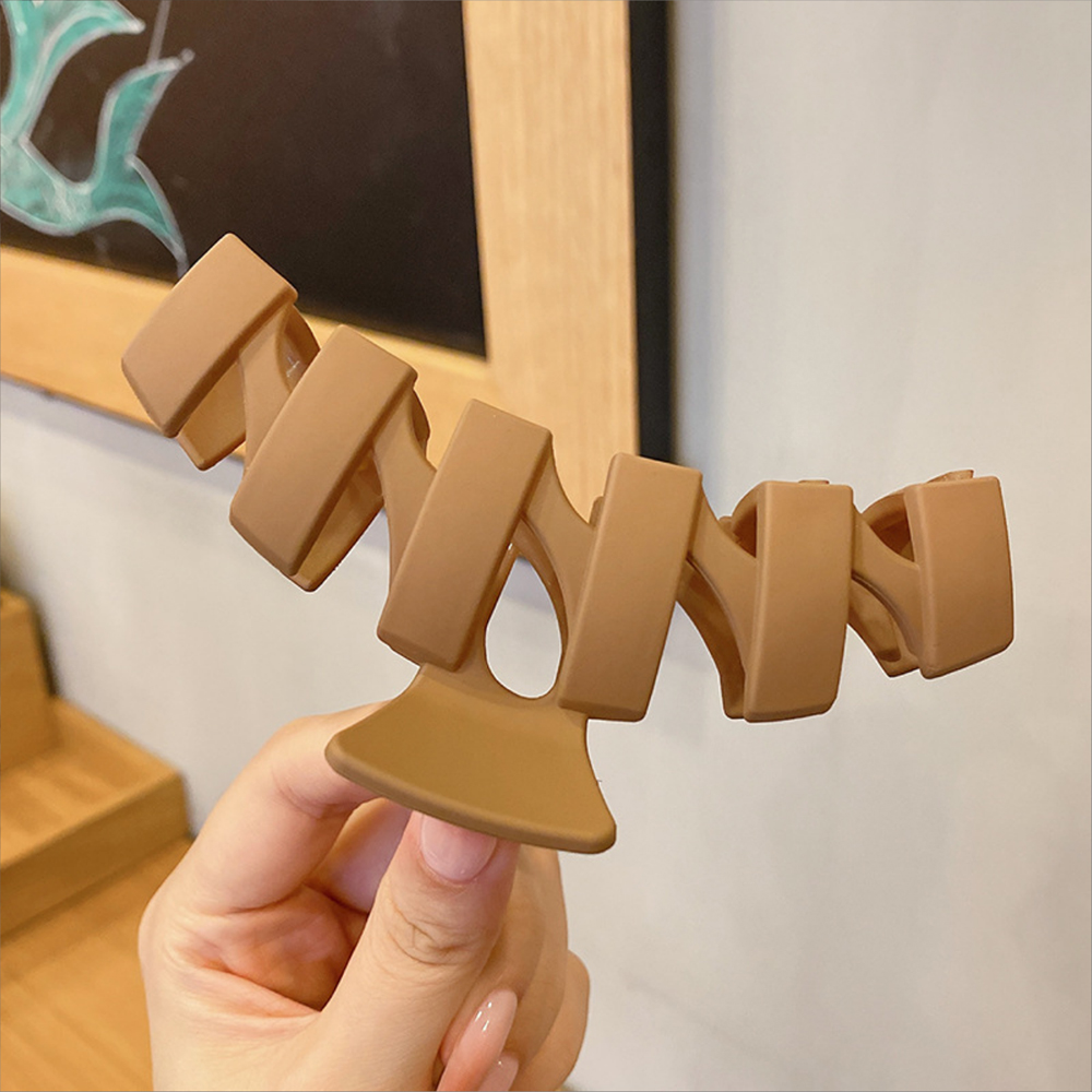 왕 집게핀 리본 헤어 뒤꽂이 바나나핀 대왕 집게삔 올림 머리 대형 - 상세 이미지 4