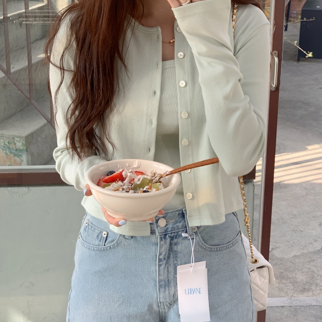 3000장 판매!💕URBANE MADE💕 폰드 크롭 가디건 나시세트 (당일 6c) 상세 이미지 64