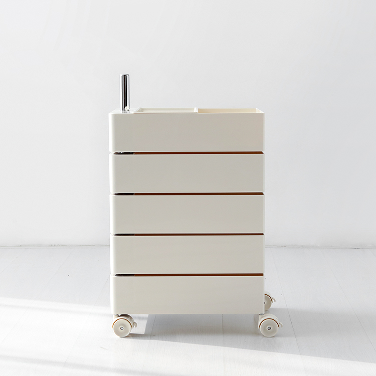 빙그리 회전서랍 트롤리 5단 크림 7097.6474