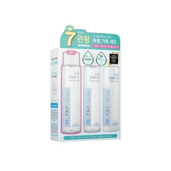 싸이닉 더 심플 스킨케어 2종 기획 (토너145mlx2+로션145ml) : 시연님상점