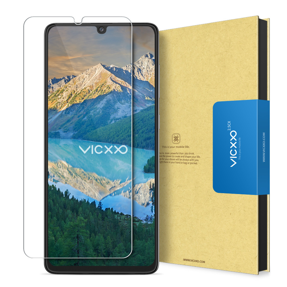 빅쏘 2.5CX 강화유리 필름 갤럭시A31 갤럭시A32 LTE, 2매입