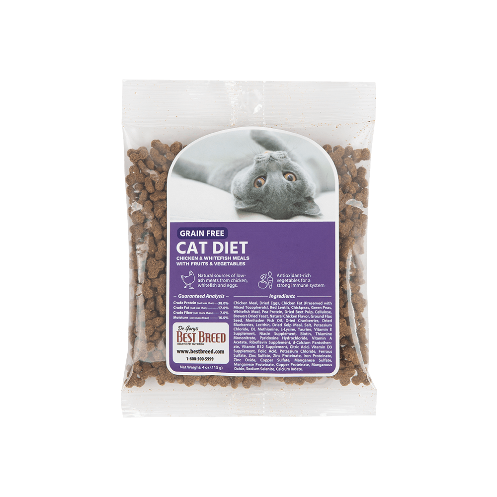 고양이사료샘플 베스트브리드 그레인프리 캣 다이어트 1등급 고양이사료 닭고기, 100g, 1개