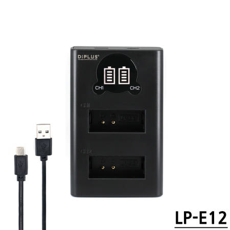 성경시스콤 캐논 LP-E12 호환 배터리 충전기 EOS M200 M100 M50 M10 M2 100D