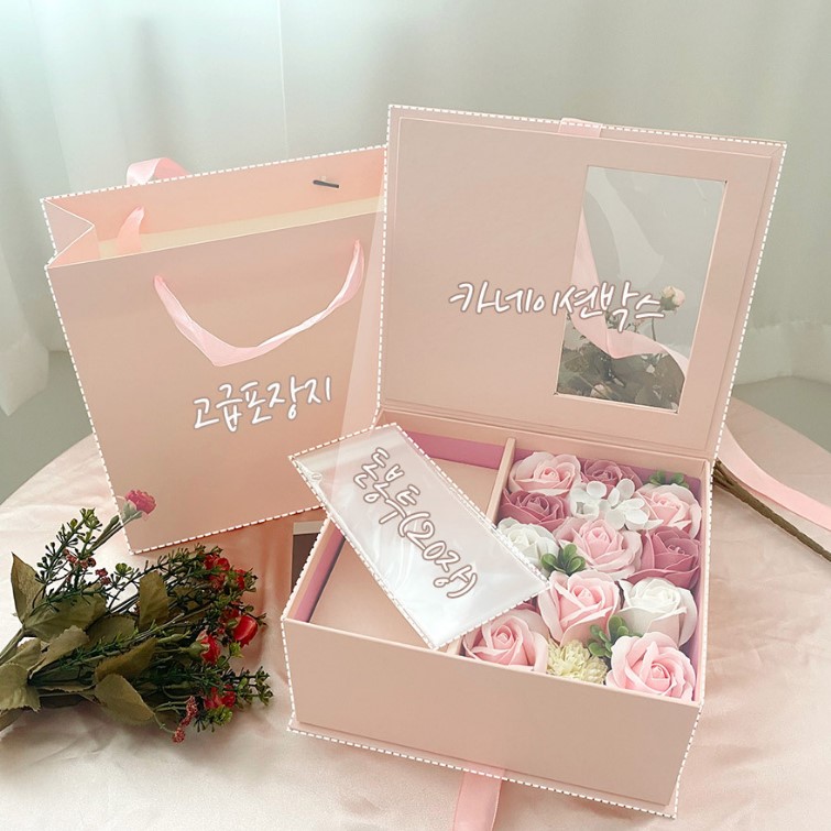 특이한 꽃다발 이색 비누꽃 돈다발 케이크 만들기 돈꽃다발 카네이션 부모님 어버이날 - 상세 이미지 3