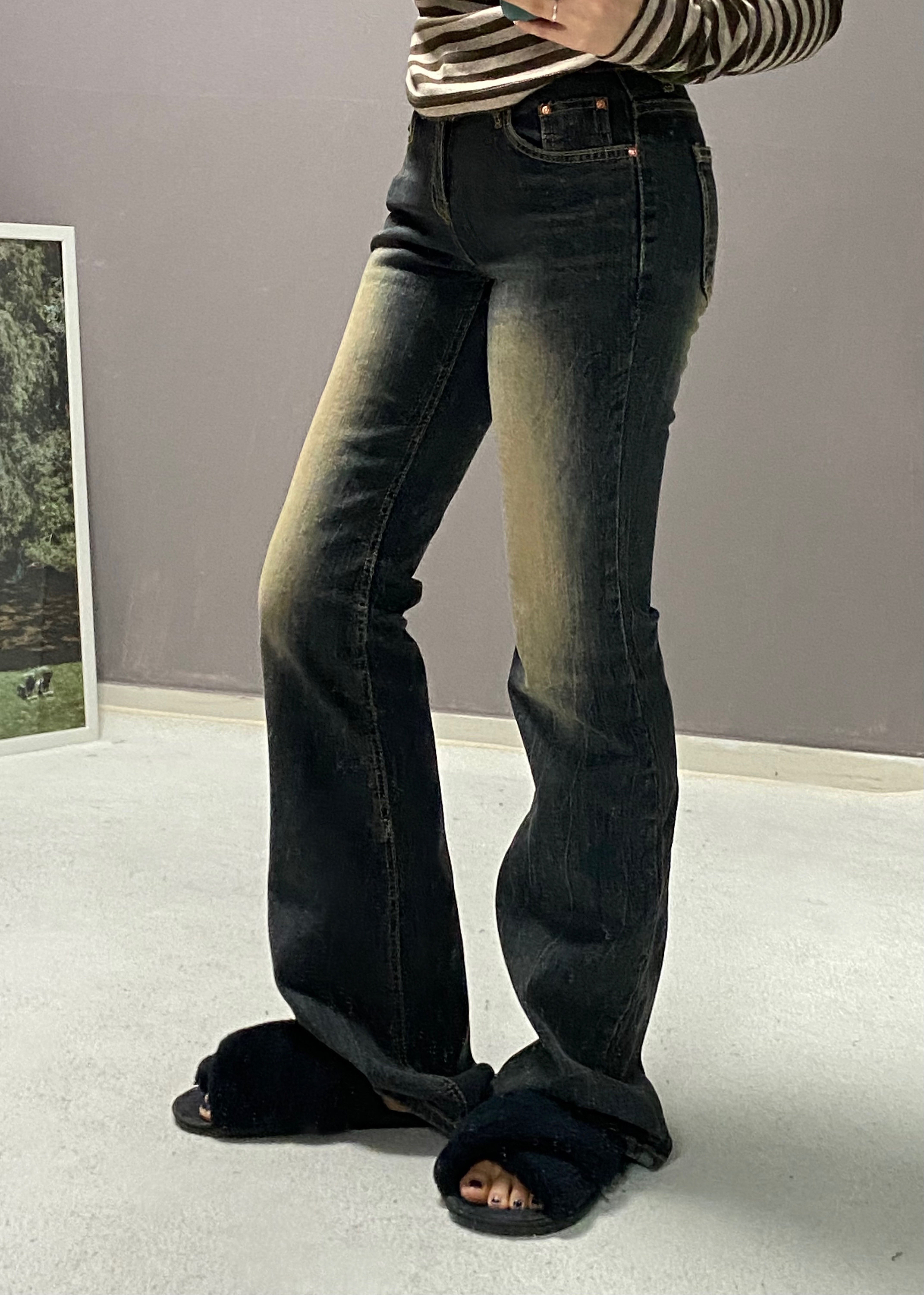 비츠앤밥스 VINTAGE WASHING LOW DENIM
