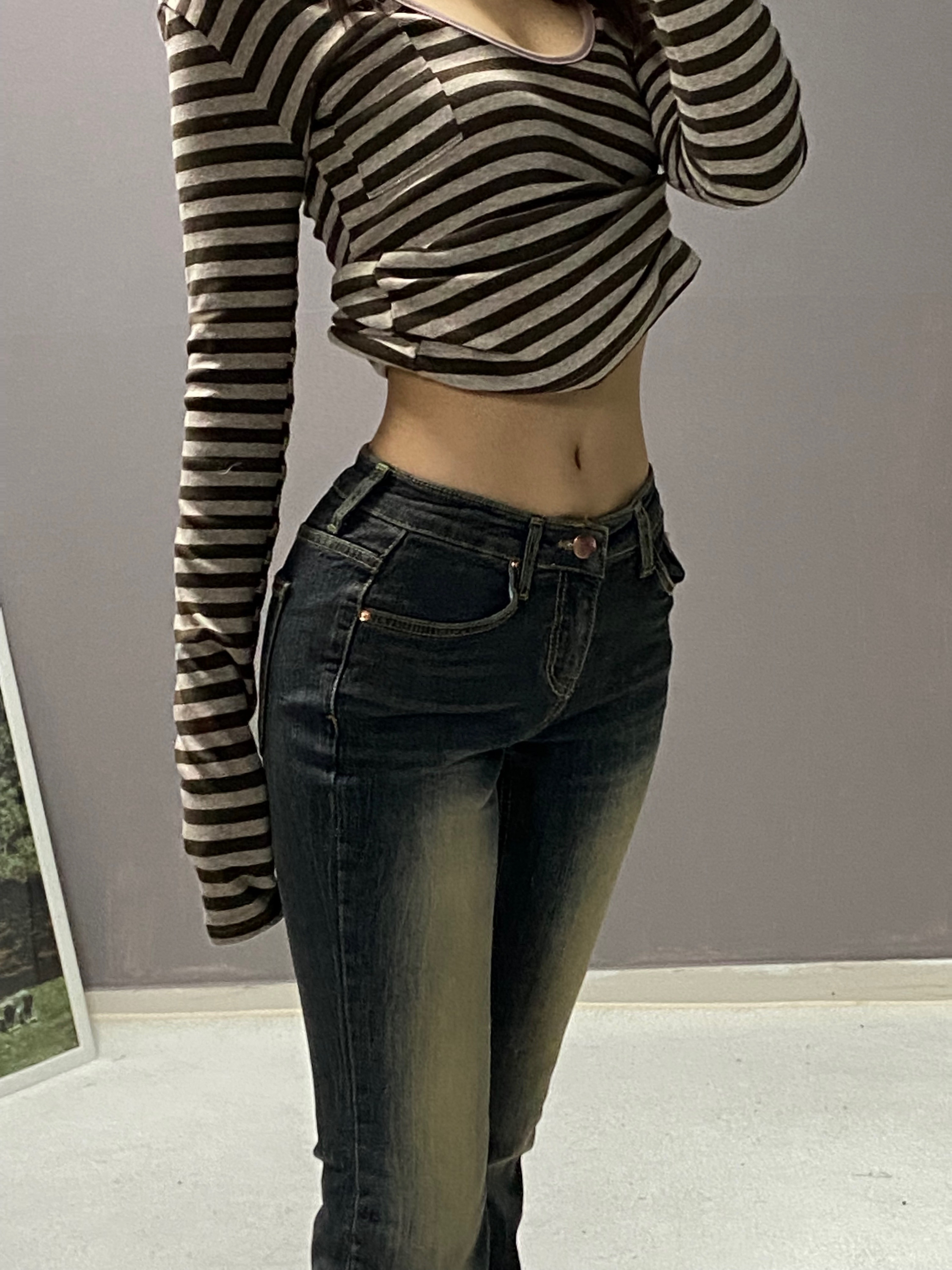 비츠앤밥스 VINTAGE WASHING LOW DENIM