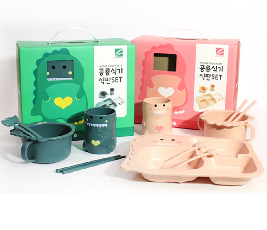 초기이유식 식판 그릇 흡착식판 흡착볼 아기 유아 곡물 도자기 - 상세 이미지 3