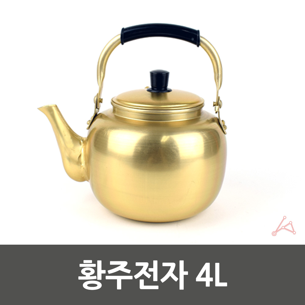 국산 양은 주전자 막걸리 술 레트로 알루미늄 4리터 - 상세 이미지 2