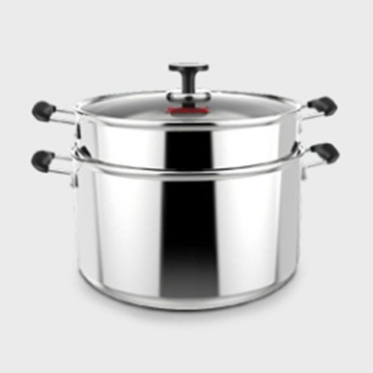 키친아트 찜솥 찜 냄비 찜판 찜기 2단 24cm - 상품 이미지