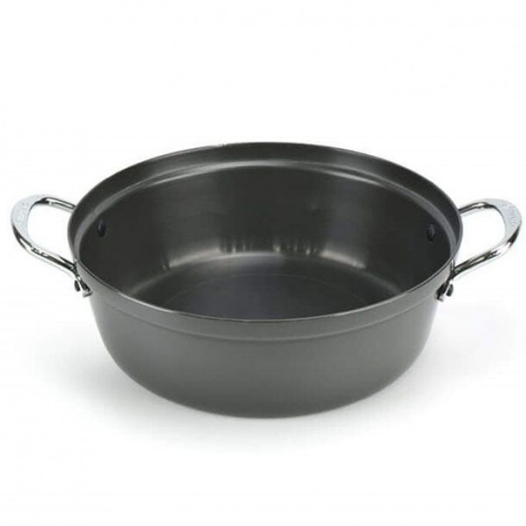 경질 전골 냄비 인덕션 샤브 업소 칼국수 24cm - 상품 이미지