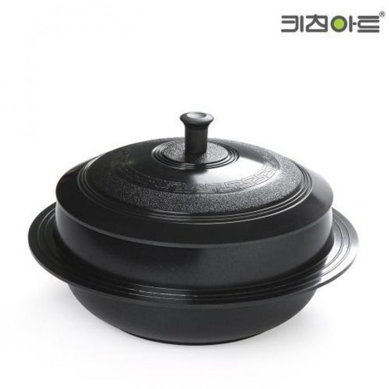 키친아트 가마솥 냄비 누룽지 찌개 뚝배기 24CM - 상품 이미지