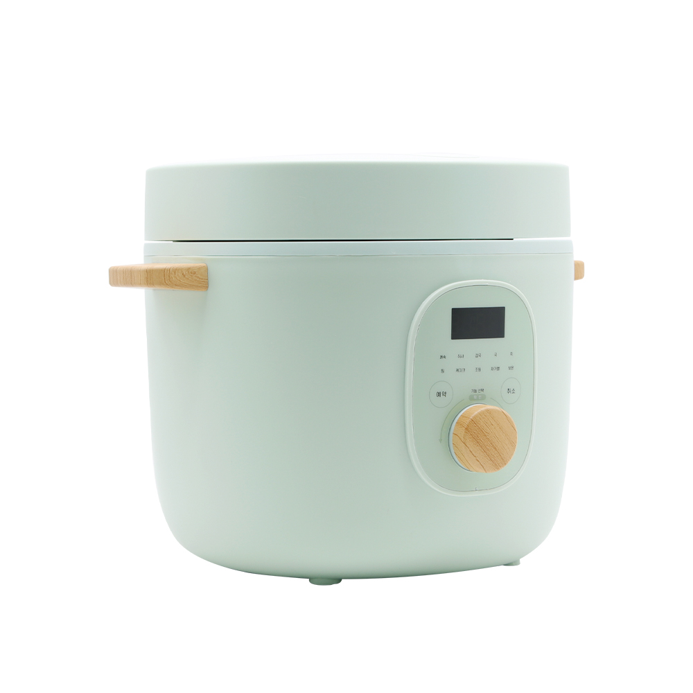 쿠잉 미니밥솥 RC-0311 1,2,3인용 전기 밥통 캠핑용 보온 소형 화이트