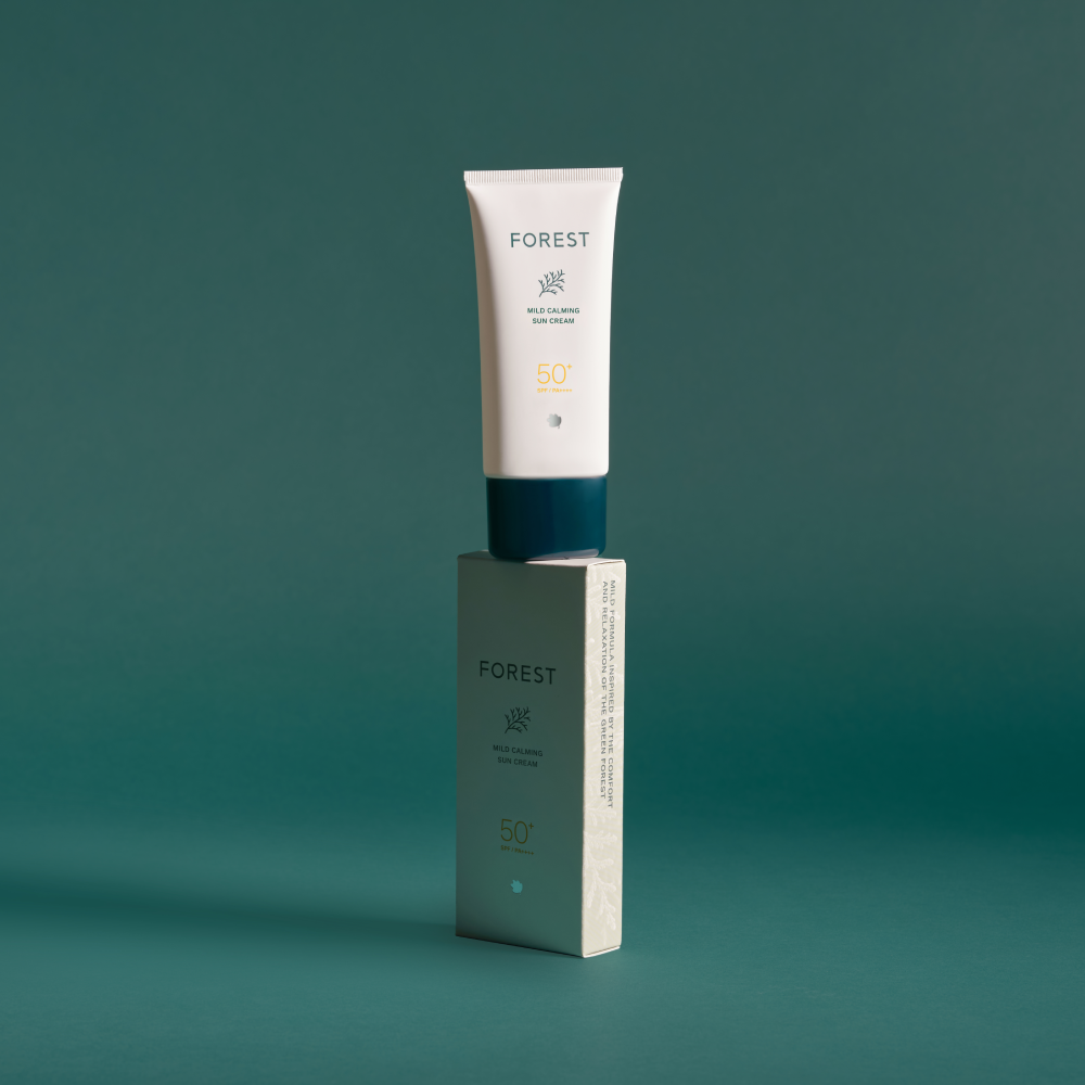 포레스트 비건 마일드 카밍 선크림 80ml(SPF50+) 대용량 / 무기자차/ 톤업선크림