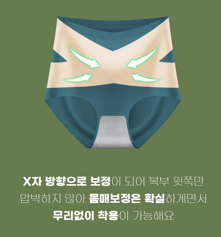 3P 보정속옷 똥배 팬티 뱃살 보정 거들 속옷 이미지 6