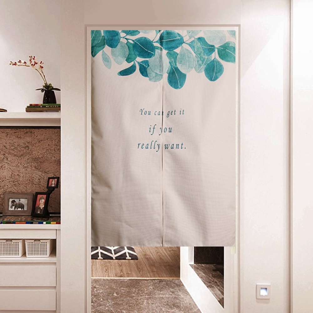 린넨 문 가림막 커튼 천 가리개 가림천 창문 방문 주방 거실 베란다 공간분리 바란스