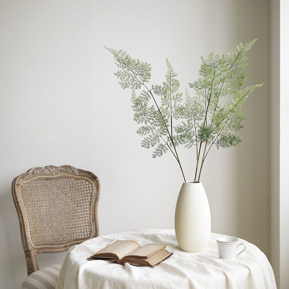 그리너리 감성 나뭇잎 그린 가지 생화같은 인테리어 조화 고사리 인조 꽃 식물 이미지 2