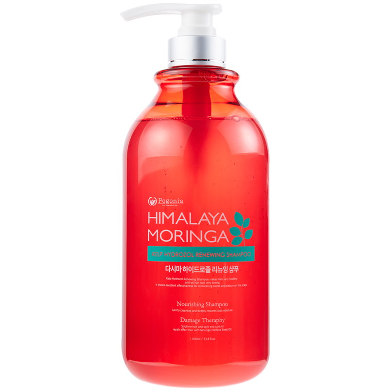포고니아 히말라야 모링가 다시마 장미향 대용량 샴푸 1000ml - 상품 이미지