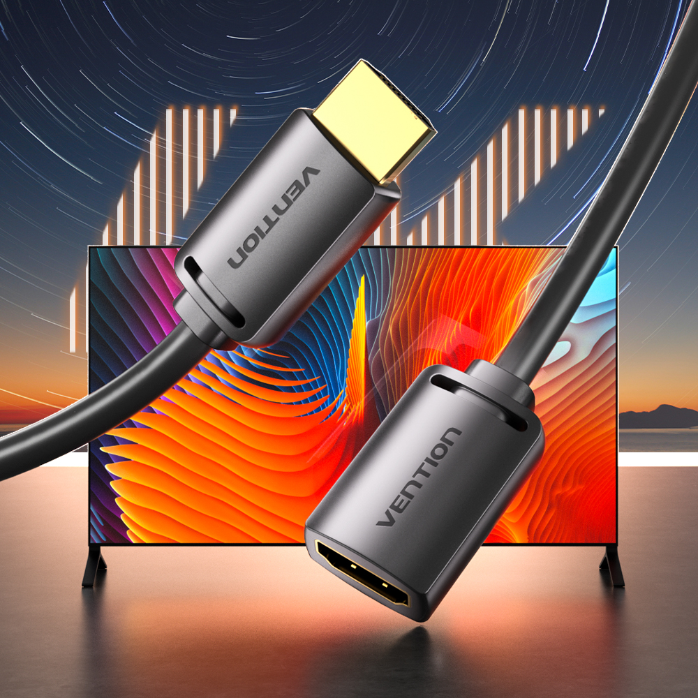 벤션 4K 하이스피드 HDMI 연장 케이블 AHC 2m, 1개 - 상세 이미지 2