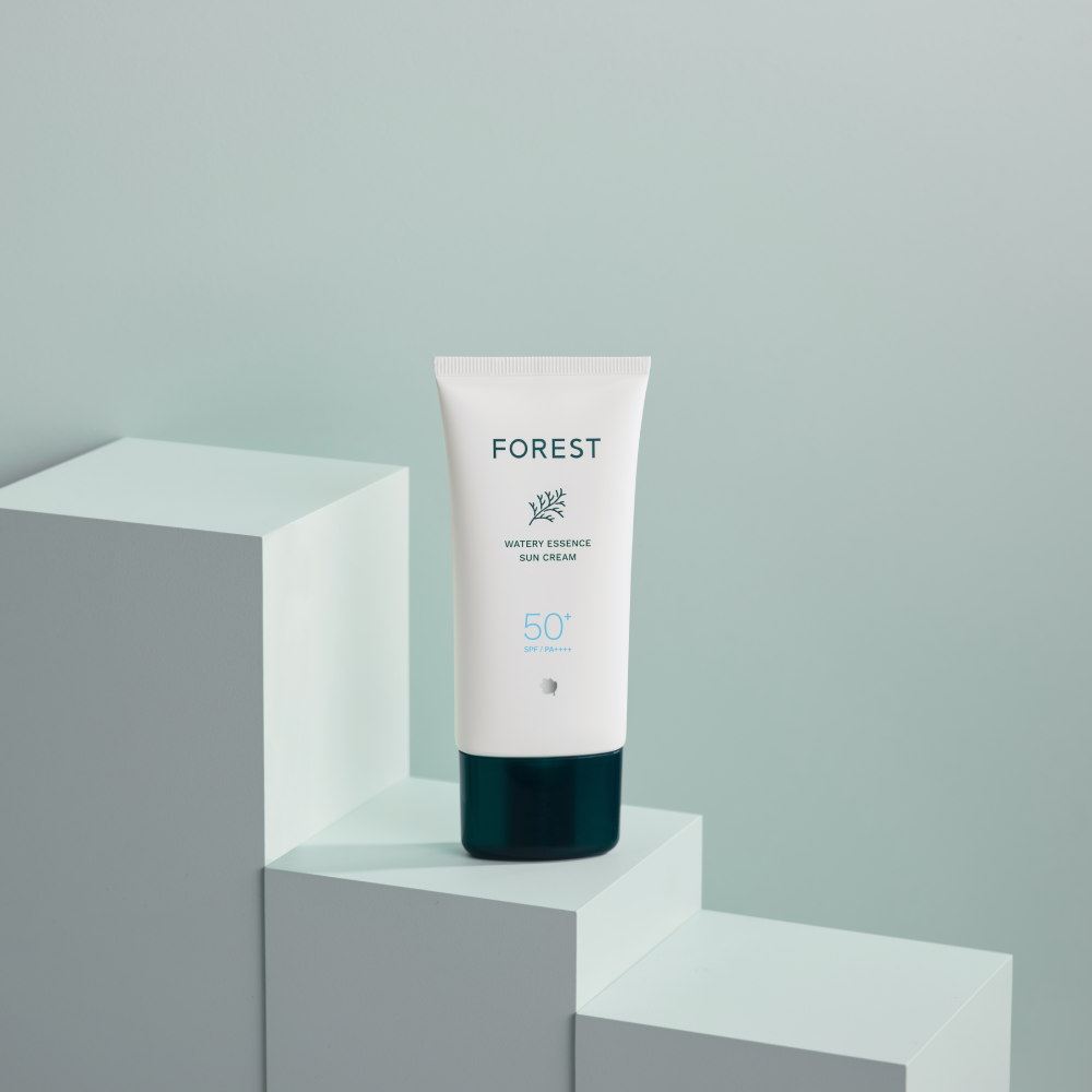 포레스트 비건 워터리 에센스 수분 선크림 80ml(SPF50+) 끈적임없는 썬크림추천