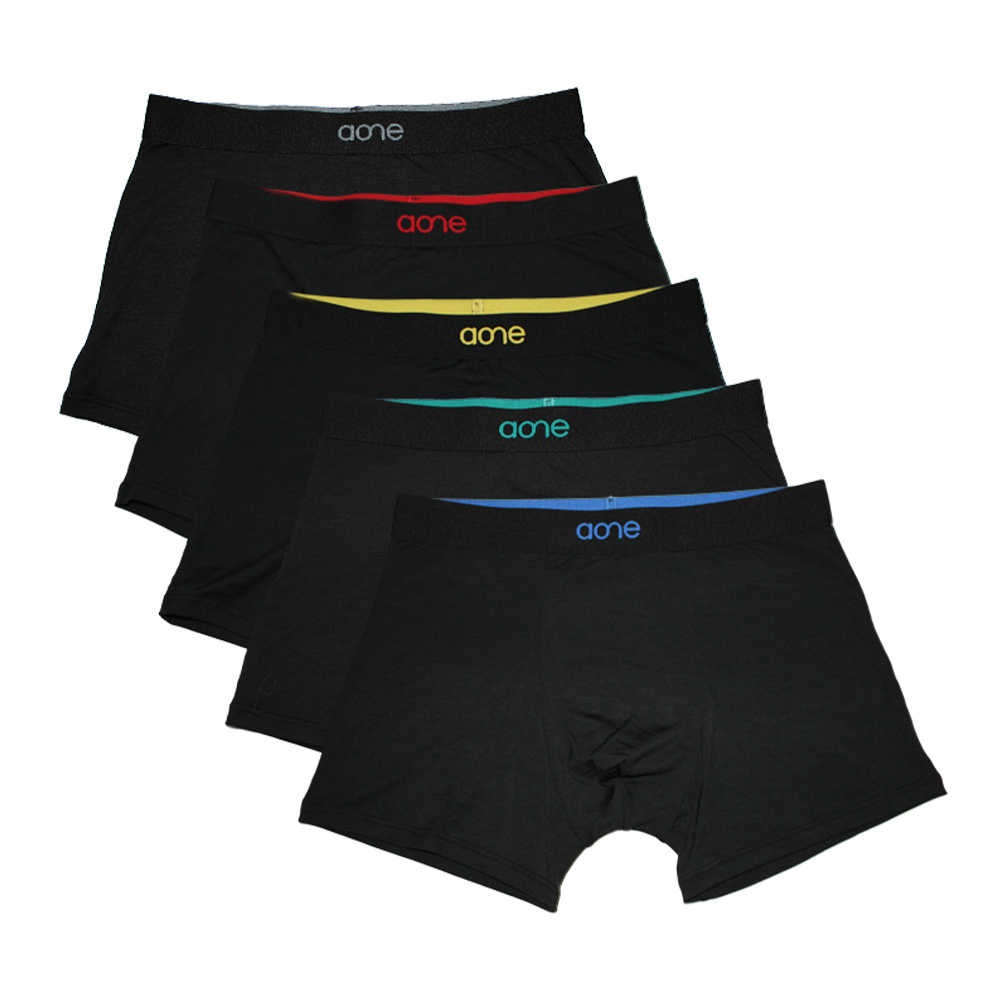 남성드로즈 모달 로고 사각 드로즈 팬티 세트 5종 제품 이미지
