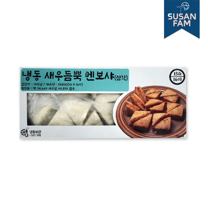 삼각 멘보샤 240g(15gX16ea) 중국식 새우 토스트 중식업소용 - 상세 이미지 3
