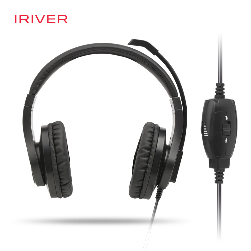아이리버 IR-H30V CLEARCHAT 헤드셋 학습용 어학용 강의용 블랙