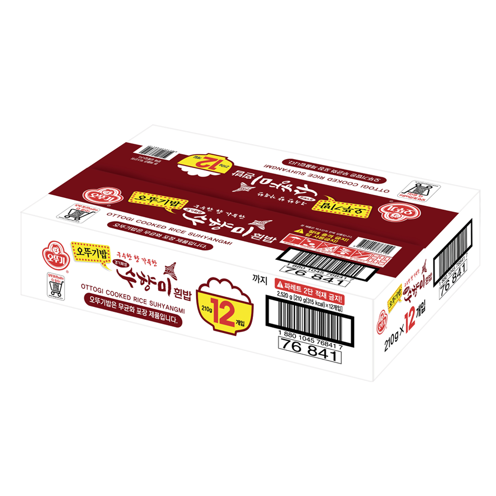 오뚜기 오뚜기밥 수향미 흰밥 210g, 12개 - 상세 이미지 2