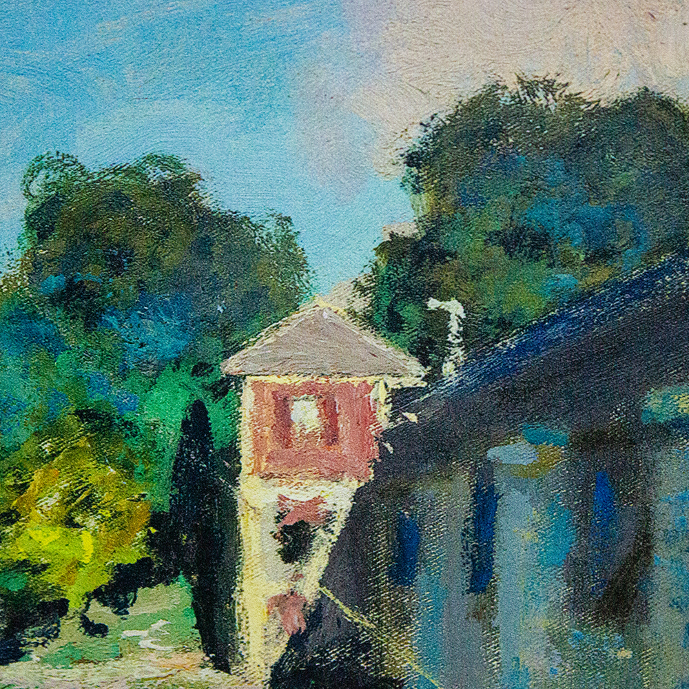 명화액자 모네 아르장퇴유의 다리 액자 거실 인테리어액자 60x40 kisn037 - 상세 이미지 5