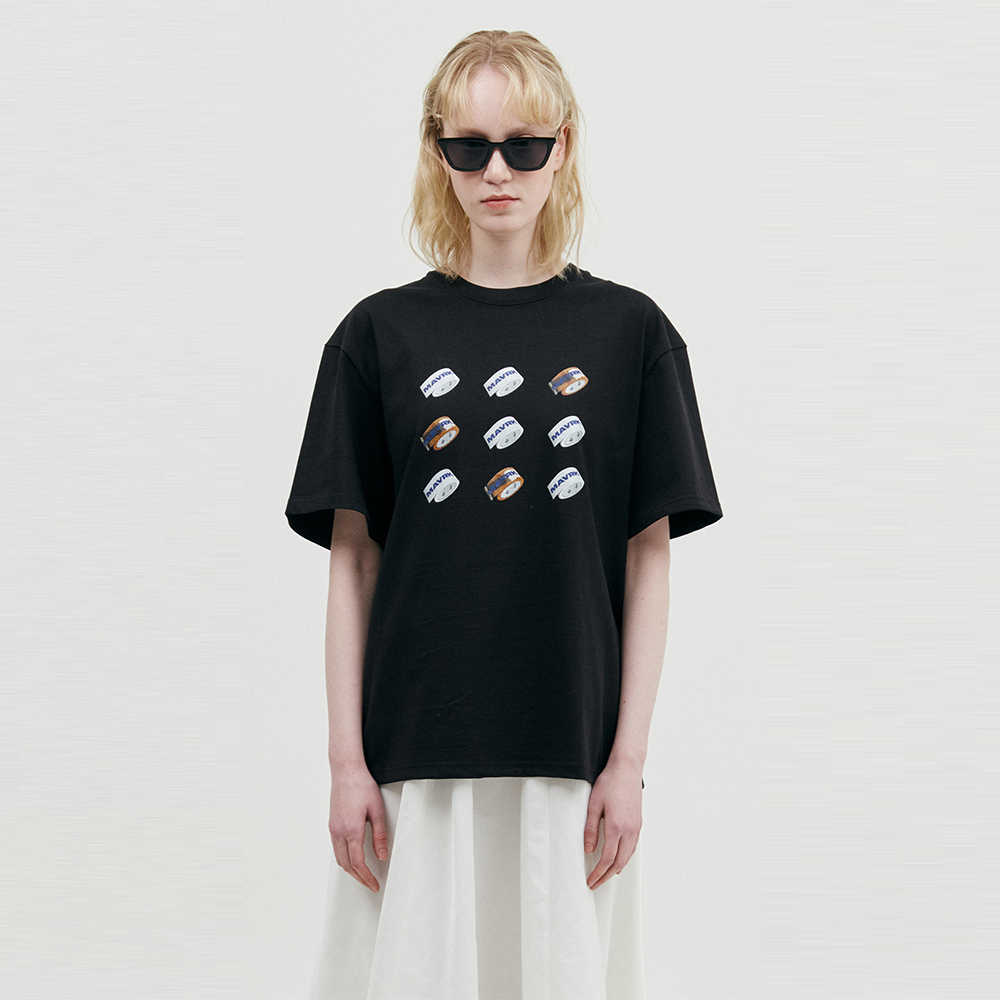 MAVRK(매버릭), 테이프 보드 티셔츠 - 상품 이미지