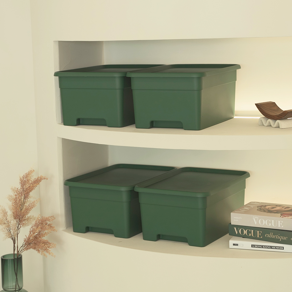 [도착보장] 디어 팬트리 서랍 정리함 가방 옷 소품 수납함 플라스틱 정리 박스 대 3개