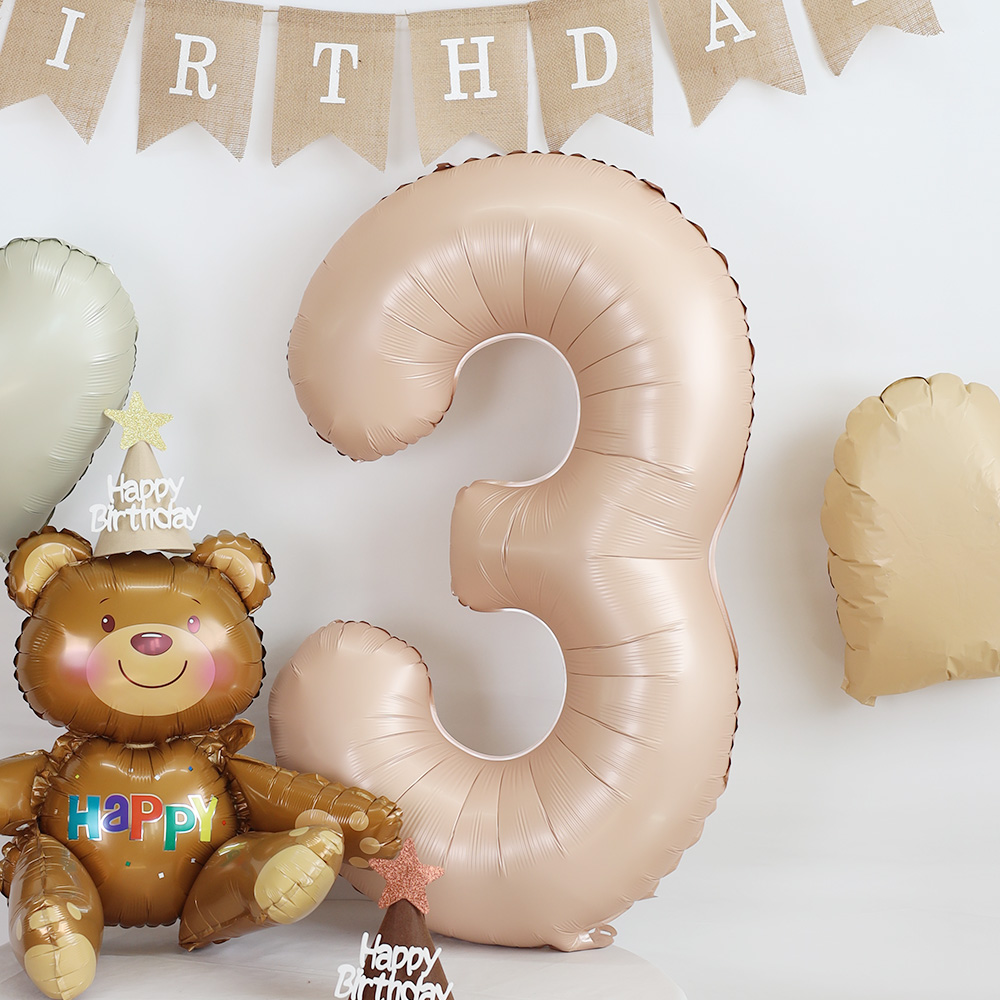 대형 숫자풍선 생일 축하 파티 이벤트 풍선 라떼 3