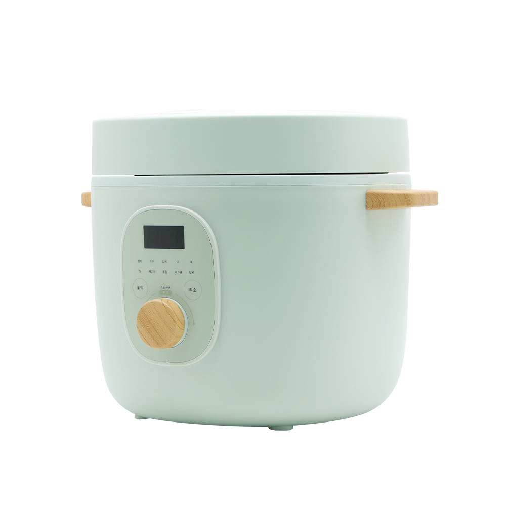 쿠잉 미니밥솥 RC-0311 1,2,3인용 전기 밥통 캠핑용 보온 소형 화이트