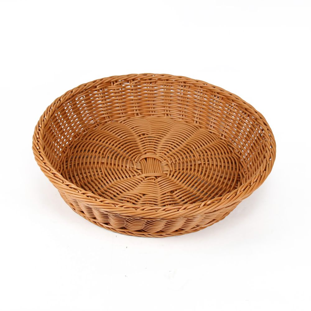 사각바스켓 PP라탄 빵 베이커리 과일 야채 마트 진열 다용도 수납 플라스틱 바구니 SS