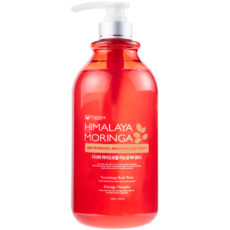 포고니아 히말라야 모링가 다시마 장미향 대용량 바디워시1000ml - 상품 이미지