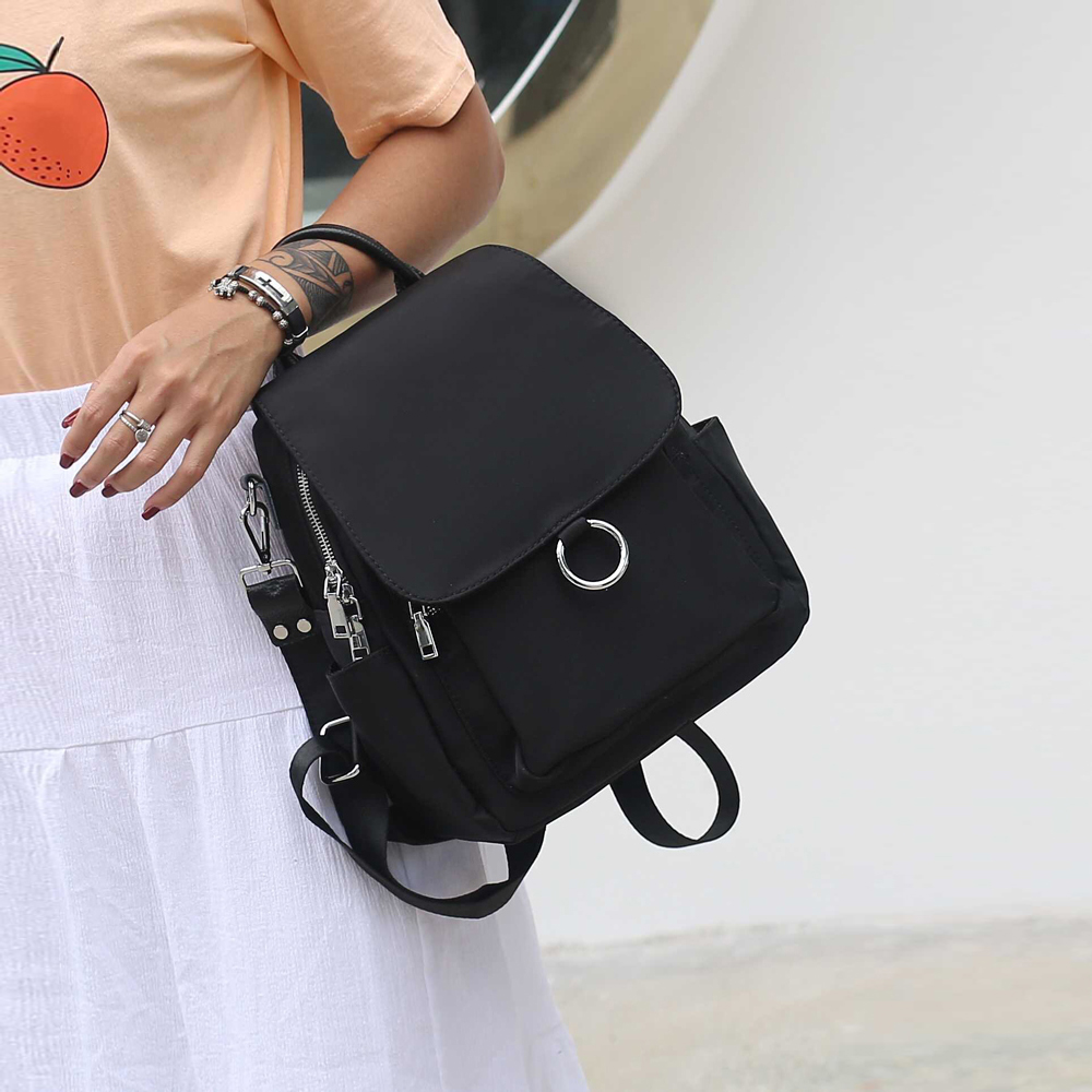 여성백팩 직장인 대학생 가벼운 나일론 여행용 미니 백팩 가방