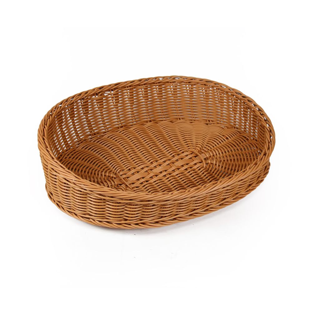 사각바스켓 PP라탄 빵 베이커리 과일 야채 마트 진열 다용도 수납 플라스틱 바구니 SS