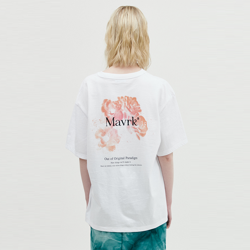 MAVRK(매버릭), 워터 플라워 티셔츠 - 상품 이미지