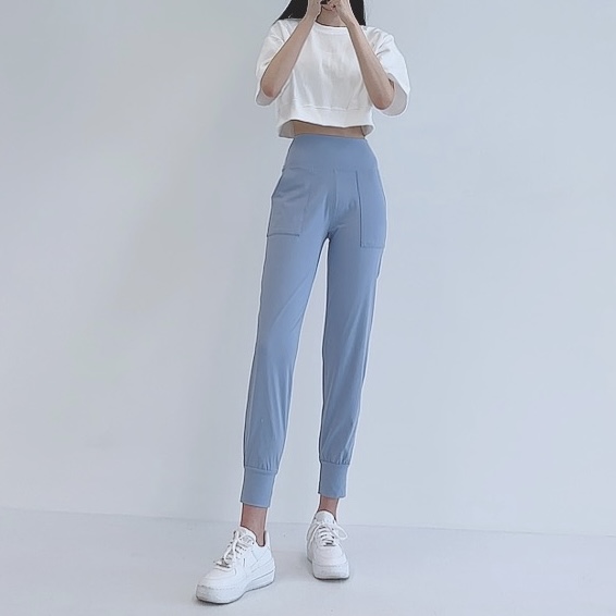 로라벨 라잇 요가바지 요가조거팬츠 여성 하렘팬츠 레깅스 필라테스 - 상세 이미지 2