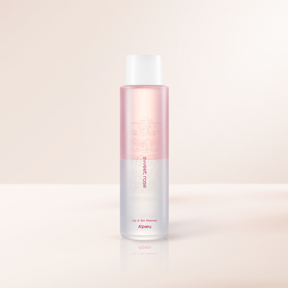 [1+1증정] 어퓨 미네랄 립앤아이 리무버 [대용량] (스윗로즈) 250ml : 어퓨 공식스토어