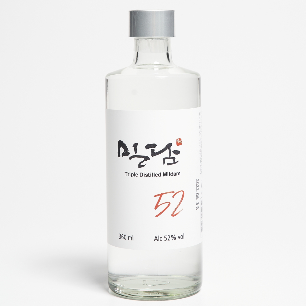 밀담 52도 360ml 술 단수수 럼 증류주 소주 착한농부 예천주(케이스포함) - 상세 이미지 2