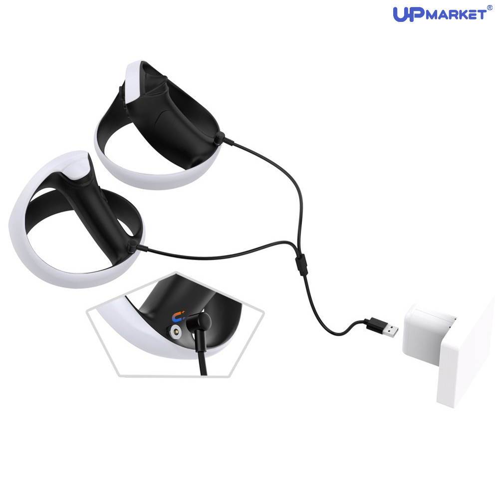 듀얼센스 케이블 듀얼충전 마그네틱형 엑박패드 PSVR2 컨트롤러 호환 이미지 6