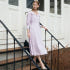 LEINA Deep Vneck Collar Flared Dress_Pur... 착용 후기 | 사이즈/핏 총정리 썸네일
