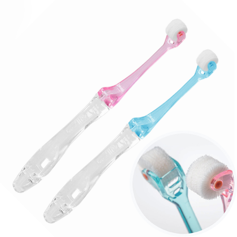 일본특허 제품 크룬 칫솔 둥근 칫솔모 접이형 - 상품 이미지