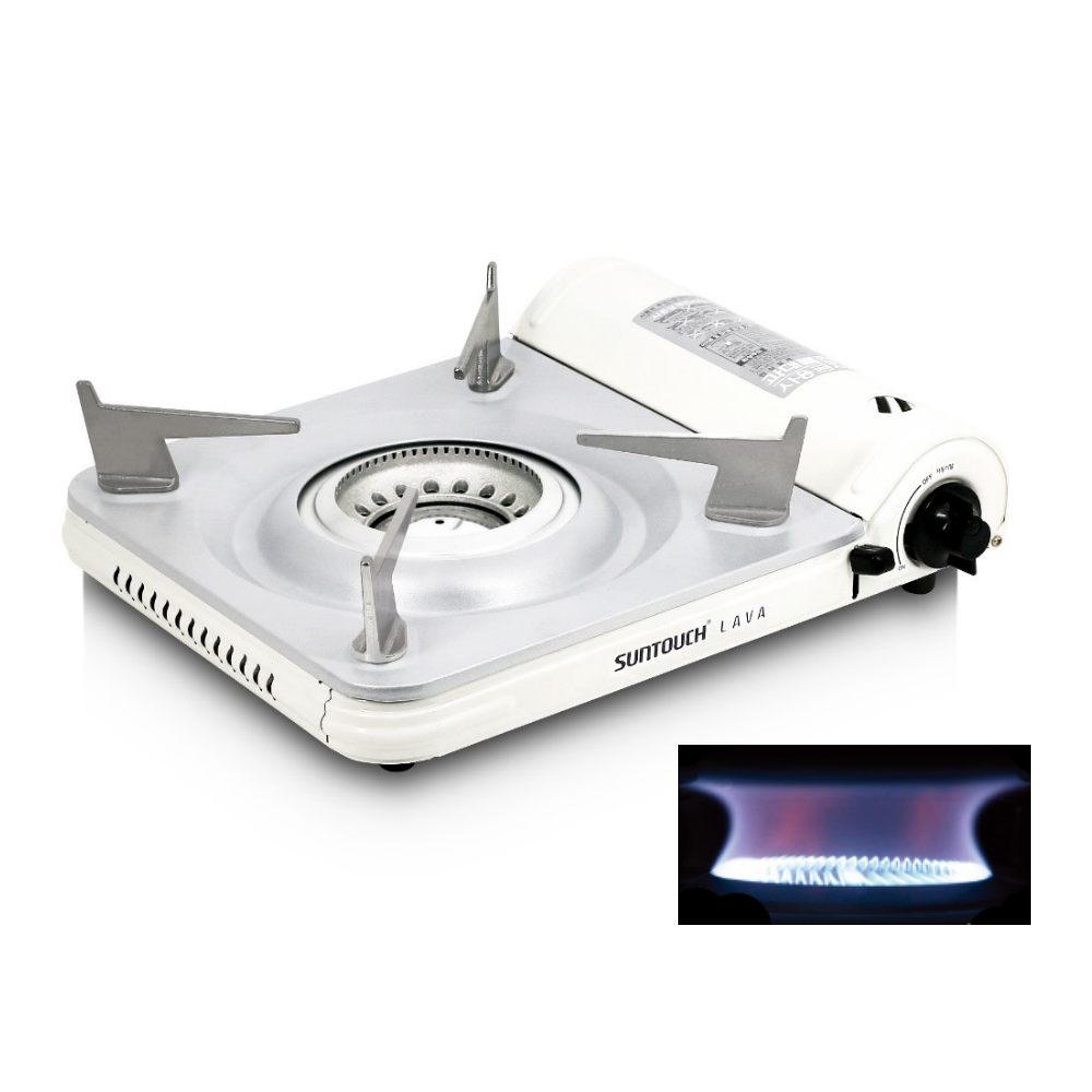 휴대용 가스버너 슬림 캠핑 버너 화이트 썬터치 브루스타 라바