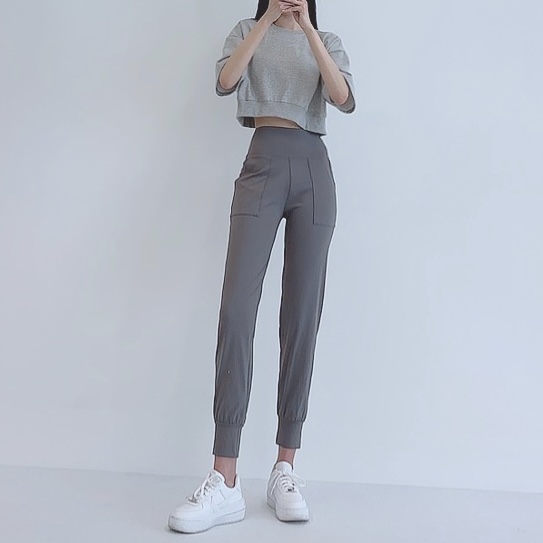 로라벨 라잇 요가바지 요가조거팬츠 여성 하렘팬츠 레깅스 필라테스 - 상세 이미지 3